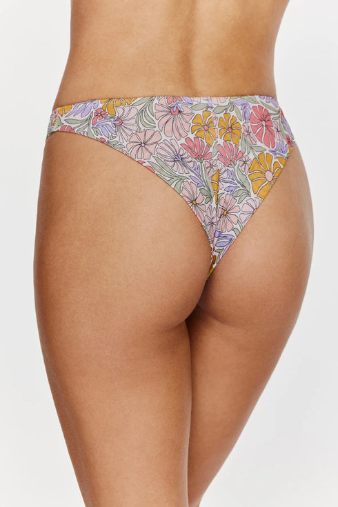 Gottex Flirtt Soft Bloom Mid-Rise Bikini Bottom